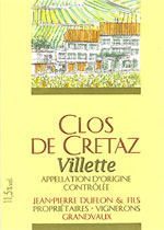 Clos de Crétaz
